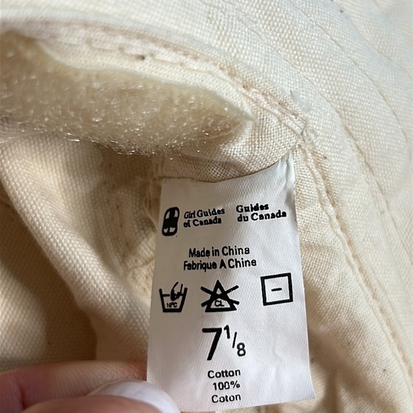 Cotton Safari Canvas Summer Hat Size 7 1/8 - Picture 10 of 11